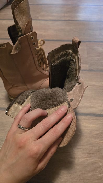 Дамски боти от естествена кожа