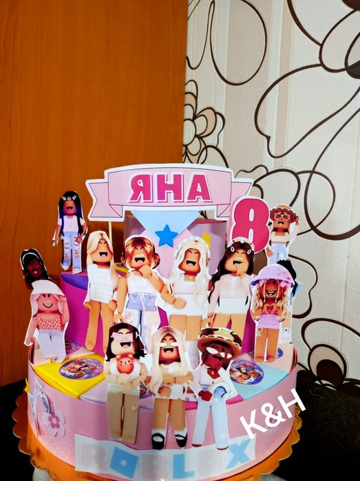 Картонена торта  за детски рожден ден