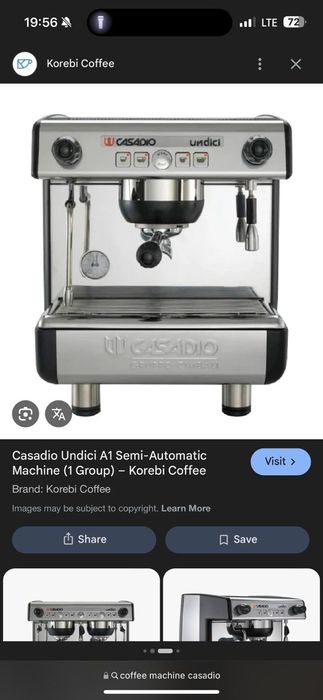 Coffee machine casadio