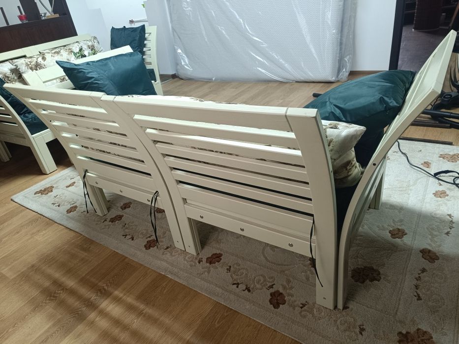 Set de grădină din lemn masiv