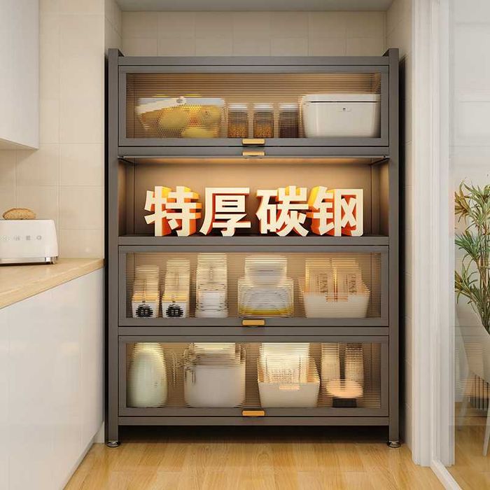 Стальной сервант для кухни/Po‘lat ovqat xonasi javoni