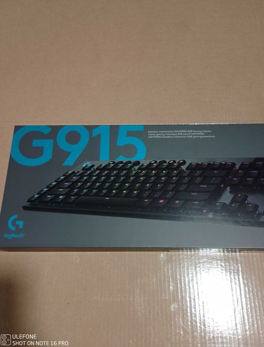 Tastatura gaming mecanica Logitech G915 GL Clicky NOUA