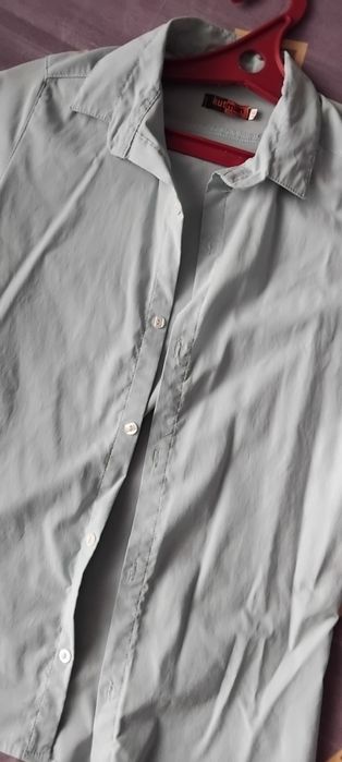 Рубашка голубая +брюки темно-синие (1-2класс)