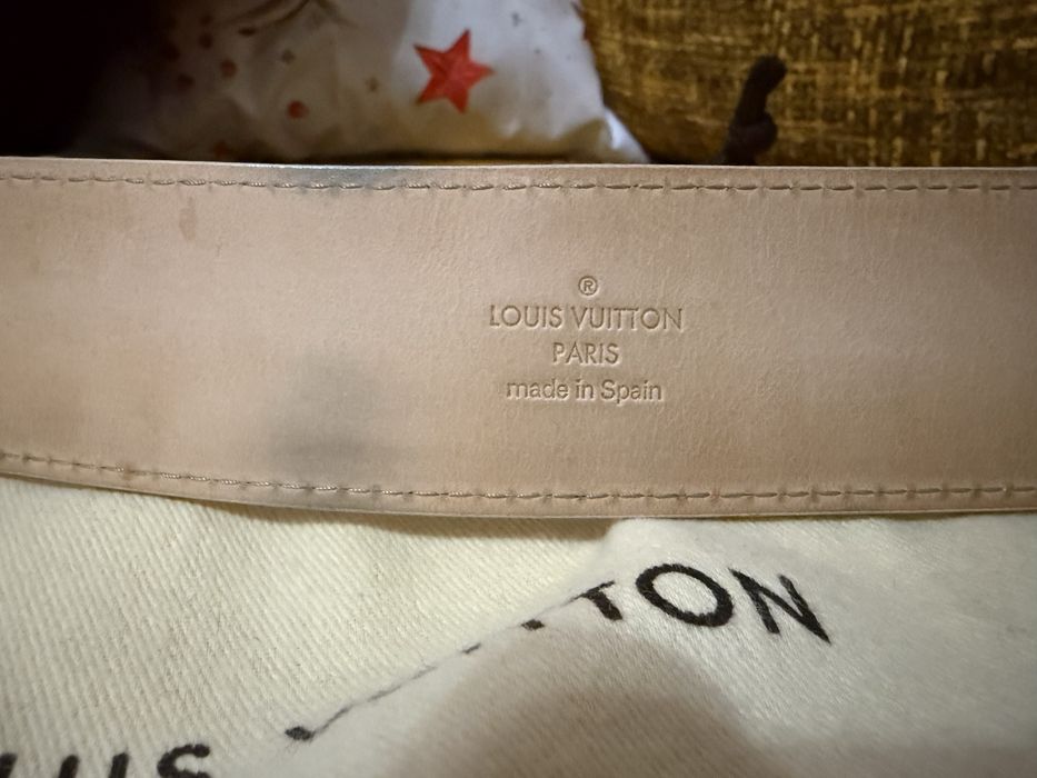 Louis Vuitton Initiales damier azur оригинален дамски колан