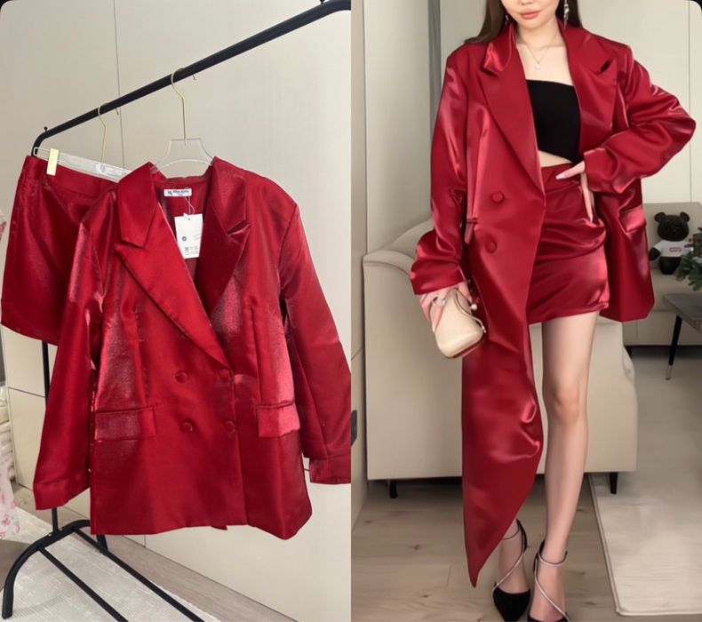 Женская двойка с юбкой