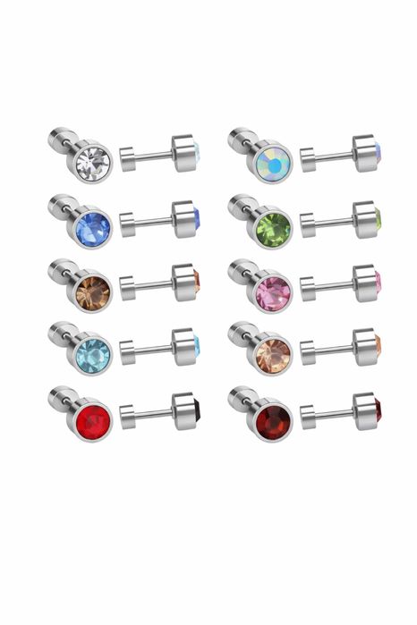 Обици unisex стомана