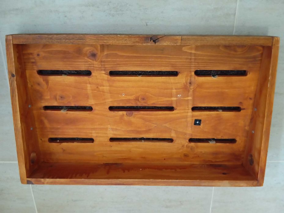 Pedalboard (pedalier) lemn handmade (efecte chitara, pedale)