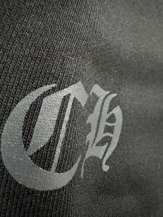 Chrome Hearts Horseshoe Floral Cross Sleeve Zip Up Hoodie