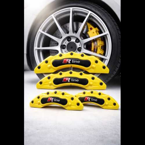 Капаци за спирачни апарати спирачки ФЛУОРЕСЦЕНТНИ,комплект R LINE