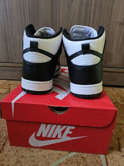 Nike dunk high Black-White