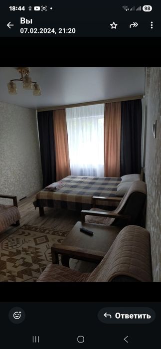 Сдам посуточно квартиру.