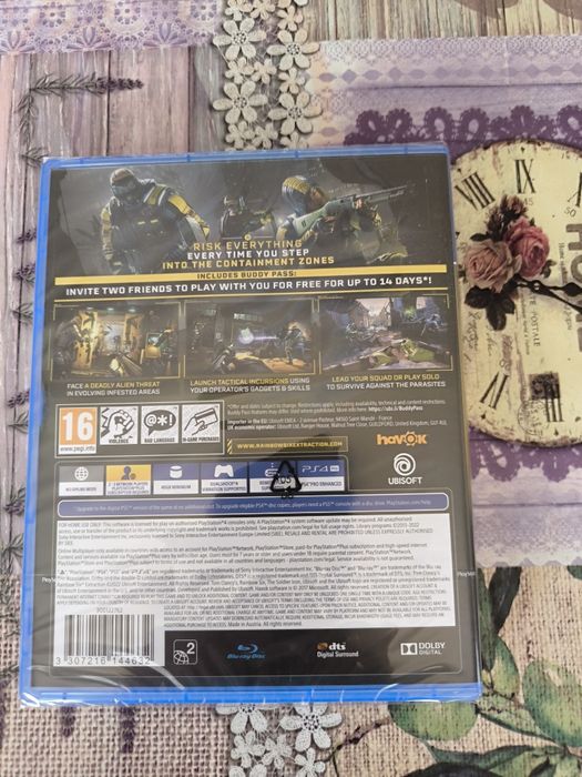 Игра Tom Clancy's Rainbow six extraction  за Ps 5, Ps4, Playstation 4