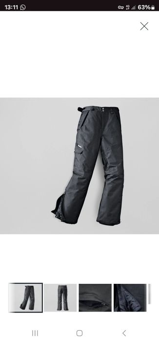 Pantaloni Ride sky, snowboard,noi, L,48,Recco,blue jeans