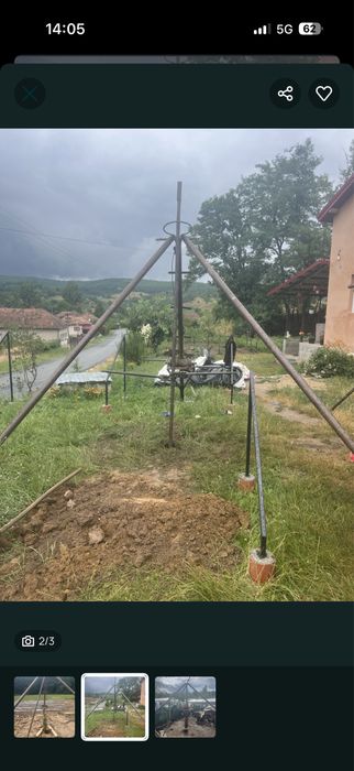 Execut foraje puturi de mica si mare adancime