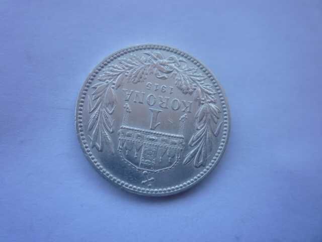 сребърна монета 1 крона 1915