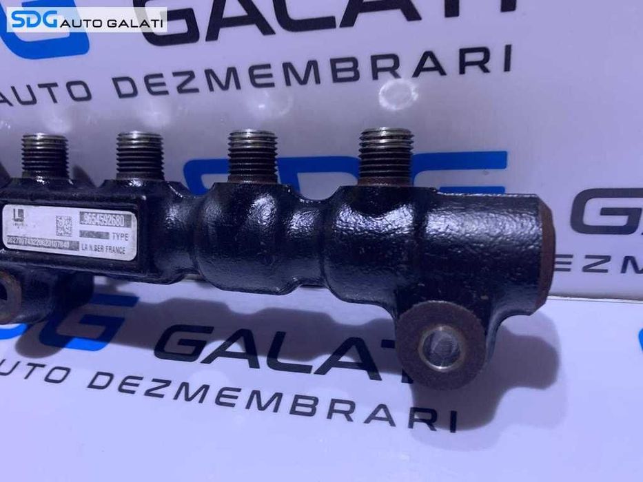 Rampa Injectoare cu Senzor Presiune Peugeot Partner 1.6 HDI 2002 - 2010 Cod 9658227880 9654592680