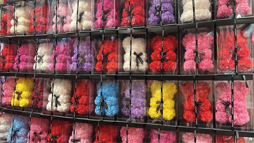 Ursuleti din trandafiri de sapun