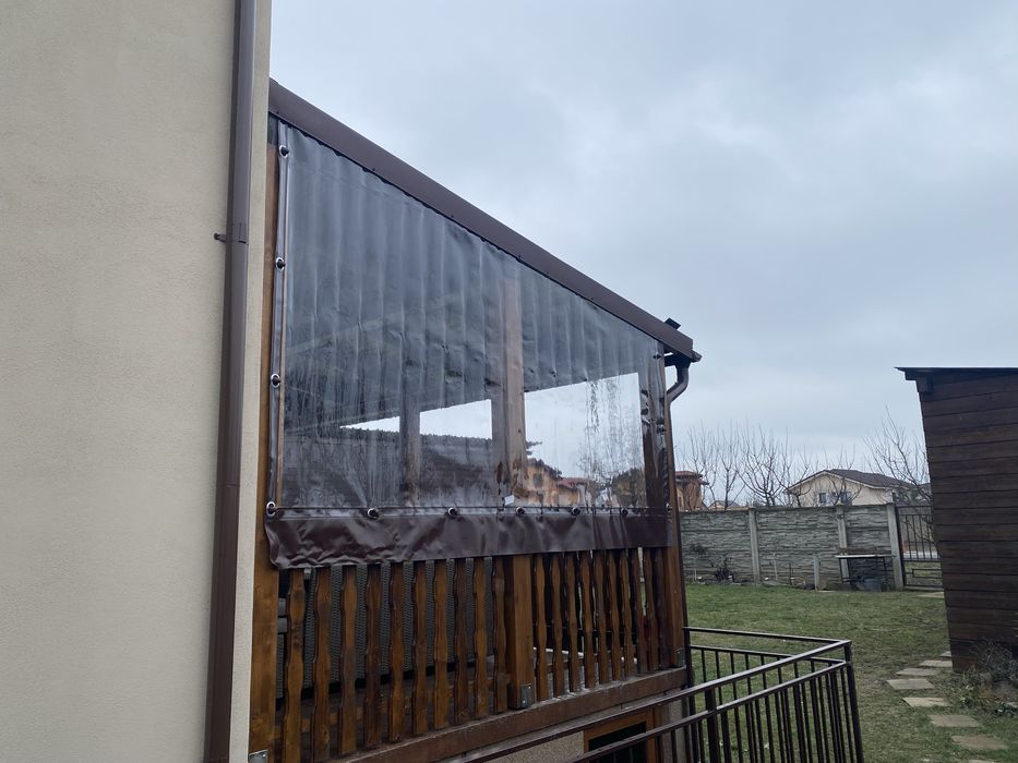 Folie Cristal, pergole, Sticle glisanta, Marchiza, Copertine