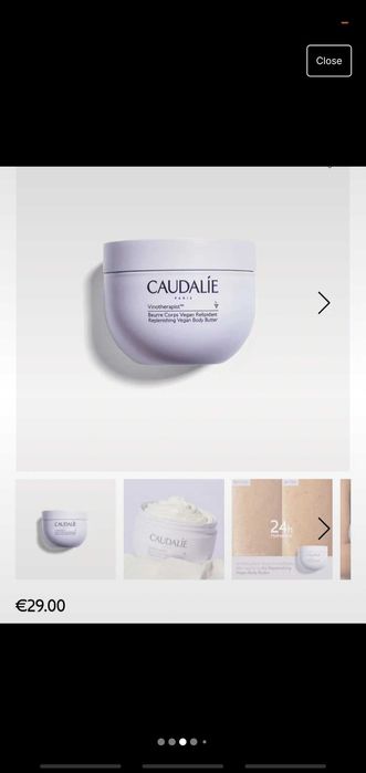 Unt de corp Caudalíe