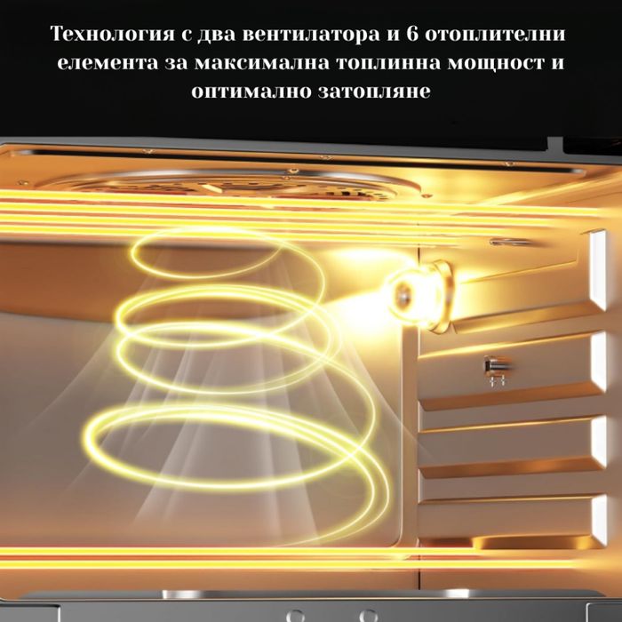 Комбиниран фритюрник с горещ въздух и фурна XXL 28 литра - здравословн