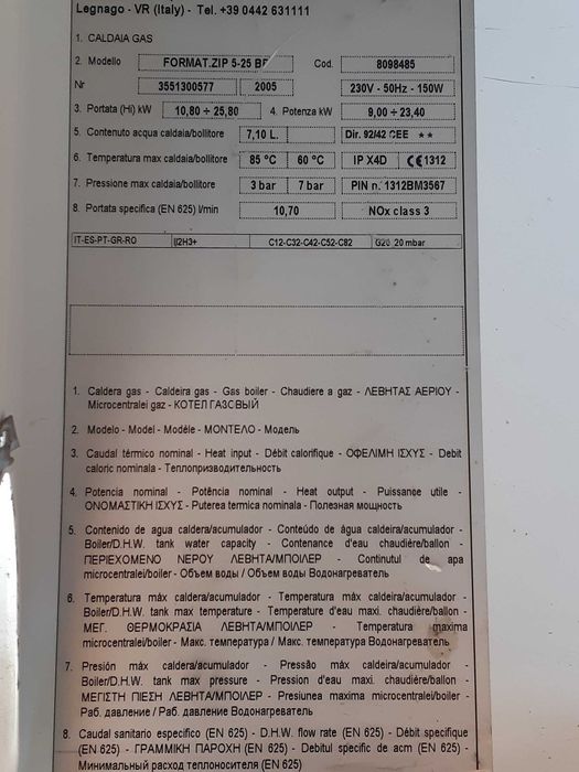 Piese de schimb SIME FORMAT ZIP 5 25 BF