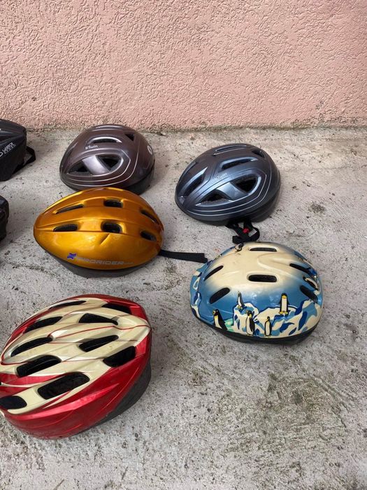 Каска за колело различни видове
