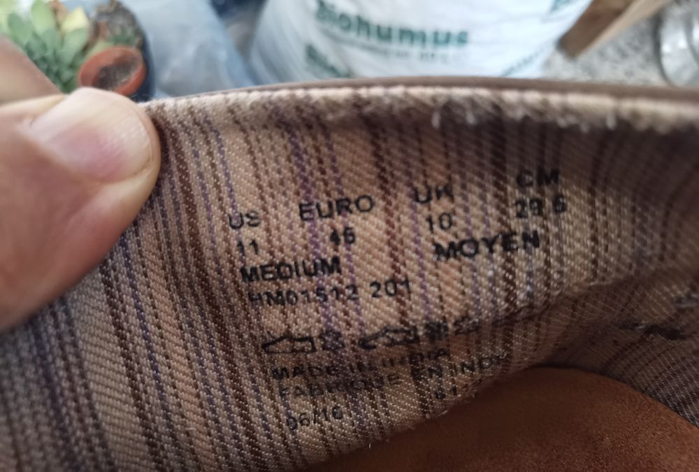 Мъжки кожени обувки от Hush Puppies, 44