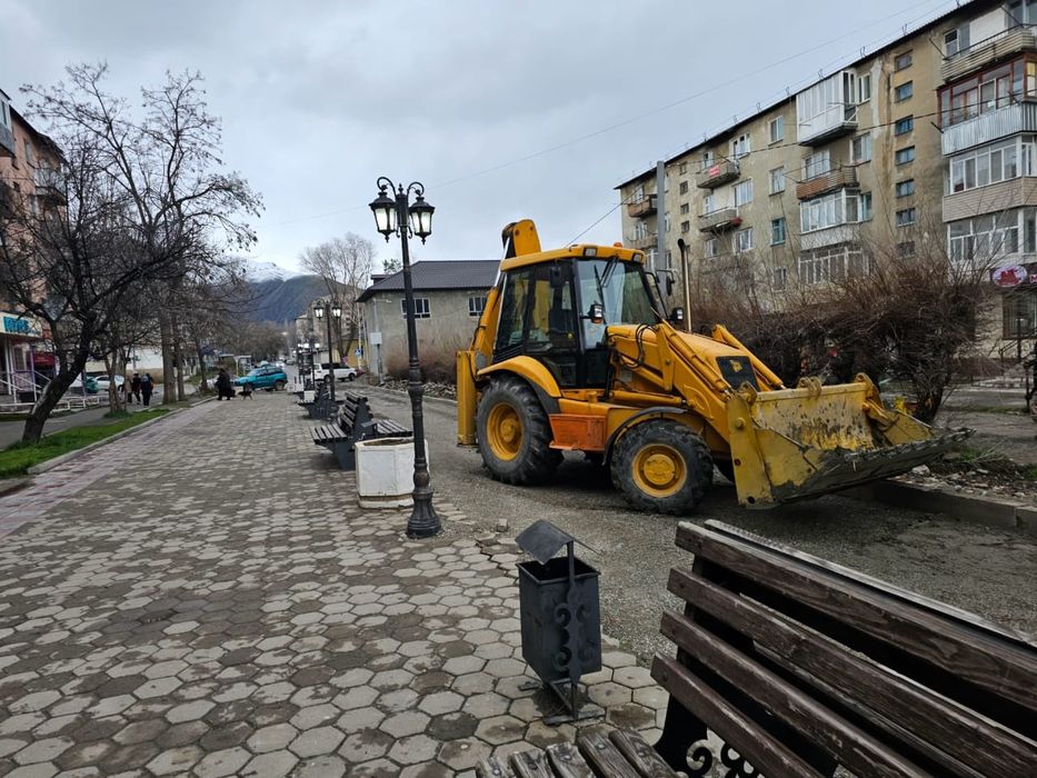 Услуги 3в1 экскаватор погрузчик спец техника