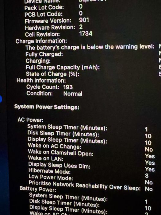 Macbook Pro I7, 32 Gb, 512 stocare, 193 cicluri