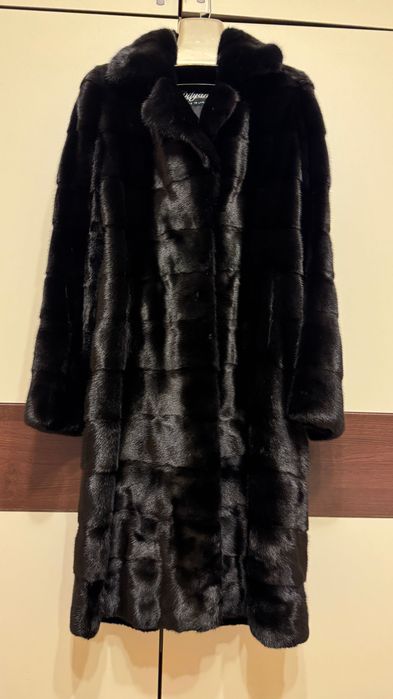 #123 Палто от норка.Blackglama.Italy.. Естествена кожа с косъм.