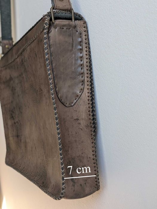 Geantă elegantă bărbătească - 100% piele naturală