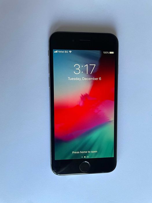 КАТО НОВ !!! iPhone 6 - Space Gray - 128GB - Отключен - НОВА БАТЕРИЯ !