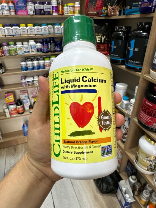 ChildLife, жидкий кальций с магнием 473 мл