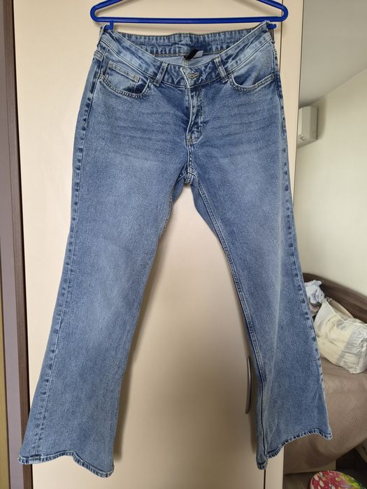 Дамски дънки на hm и вълнен панталон на junona