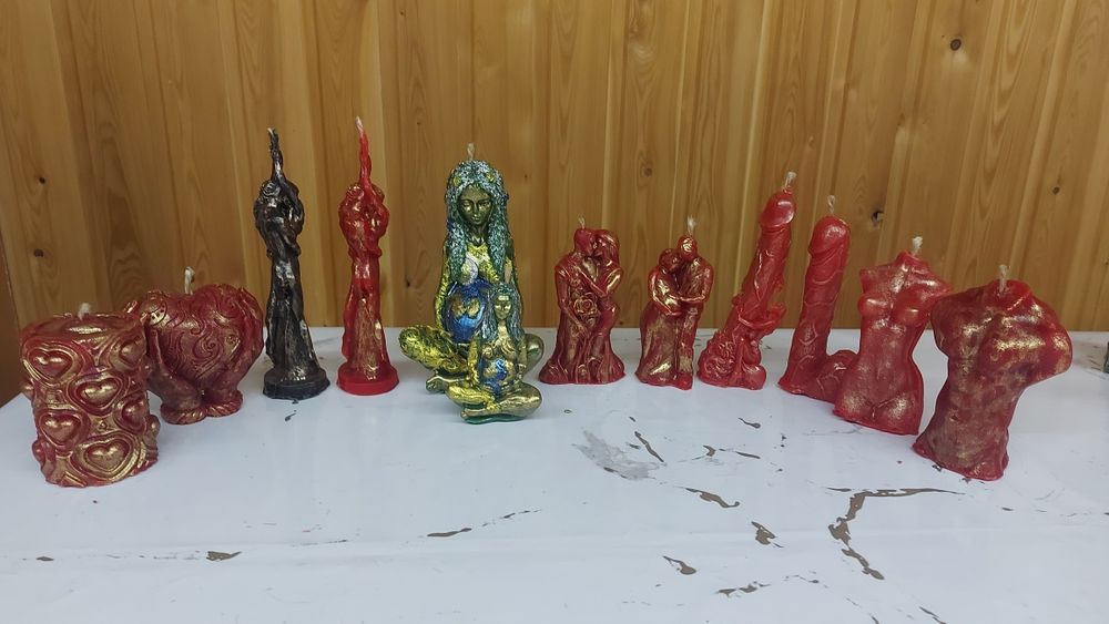 Свечи восковые фигурные программные