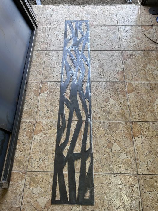 Elemtente gard jaluzea sipca metalica decupare laser