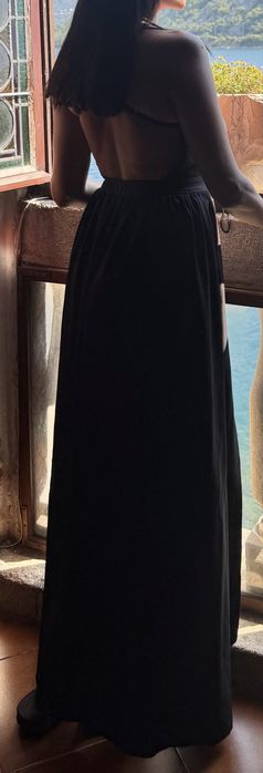 Шикарное черное платье