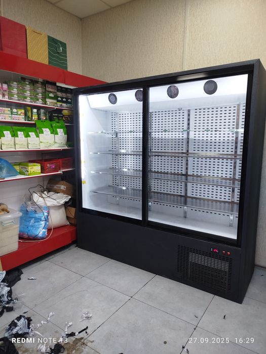 Vitrina xaladilnik витрина холодильник