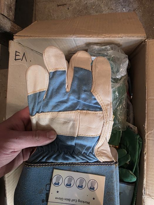 Ръкавици - работни, кожени Катарами