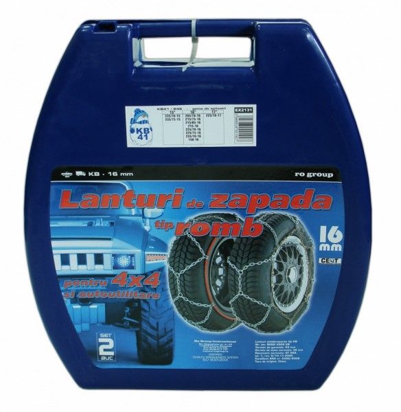 Lanturi roti auto zapada antiderapante SUV duba utilitara 12mm-16mm