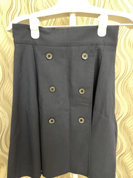 Юбка школьная темно-синяя