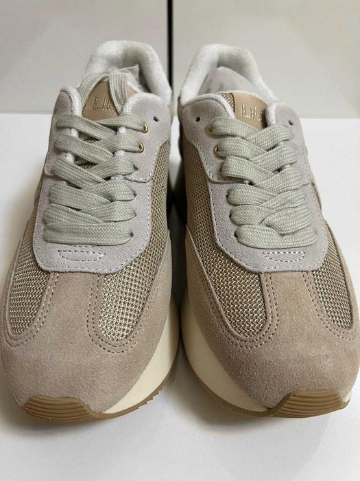 Дамски сникърси LIU JO - DREAMY 02 в бежово и златисто