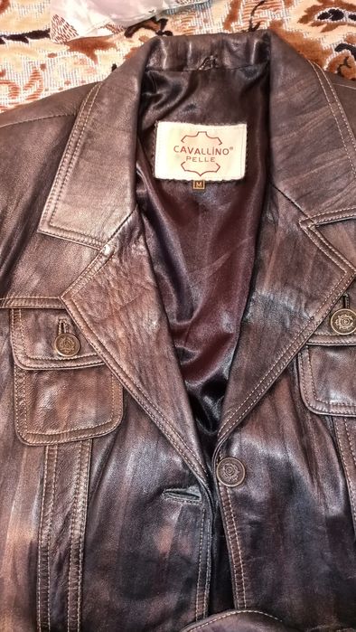 Geaca piele naturala fina