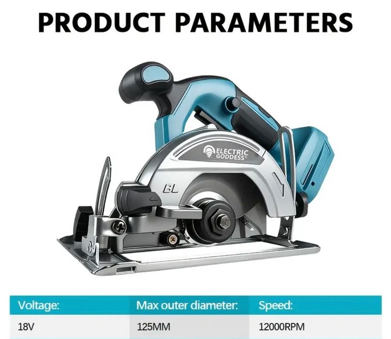 Fierastrau circular electric nou cu acumulator