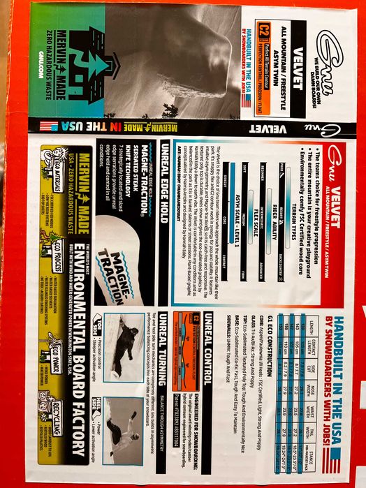 Сноуборд - Gnu Velvet 147cm