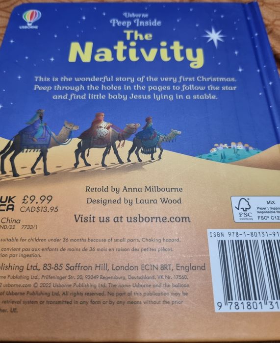 Naşterea Mântuitorului-carte cu clapete