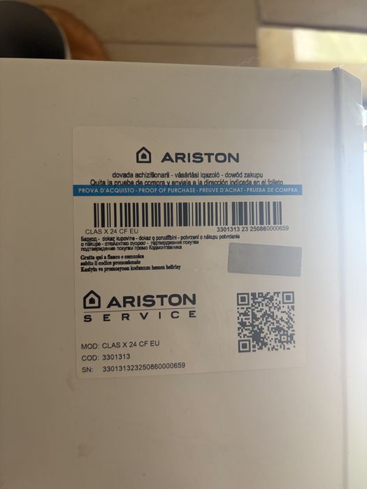 Vand centrala termica Ariston Clas X 24 CF EU