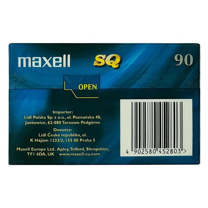 Casete audio Maxell SQ high position tipla
