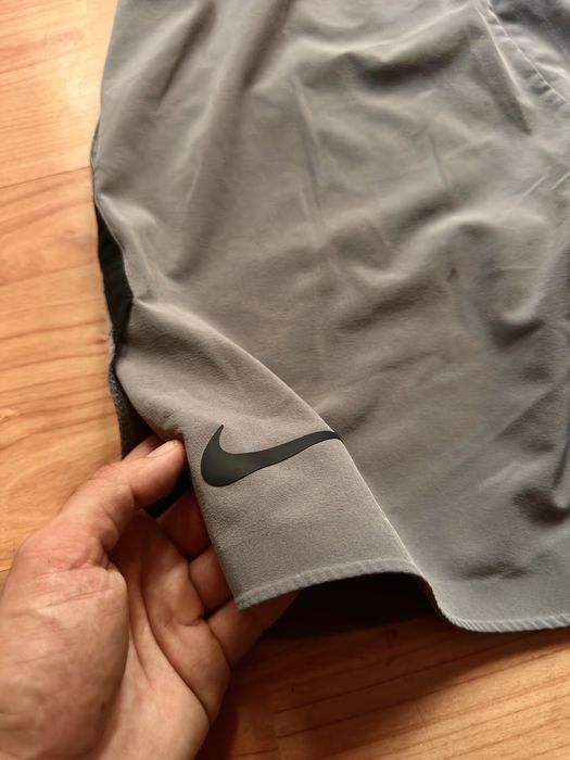 Pantaloni scurți shorts pants athletic technical lightweight hidden pocket Nike Tech petrol grey poliester