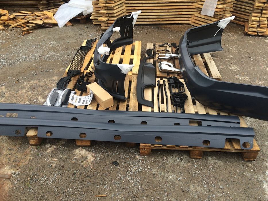 W221 Facelift S63 S65AMG пакет предна броня задна прагове накрайници